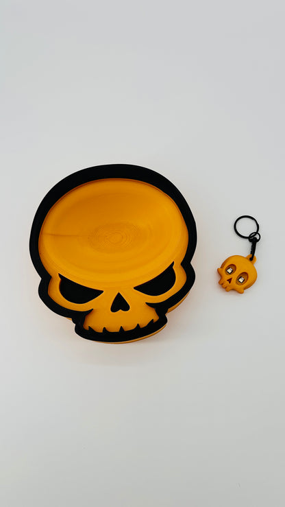 MAKA - skull shaped keys bowl and keychain