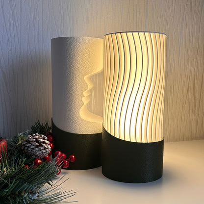 Wavy 3D Printed LED Lamp „BANGA“