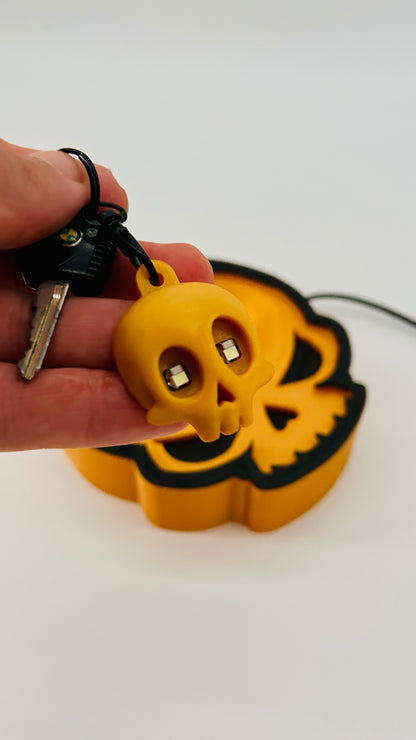 MAKA - skull shaped keys bowl and keychain