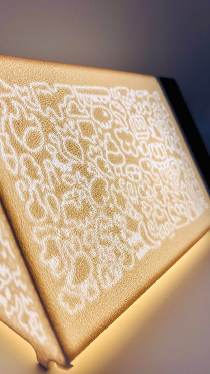 Doodle Lamp - Bedside Book Rest Light